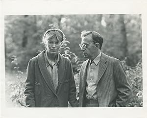 Original photograph of Mia Farrow and Woody Allen, circa 1980s