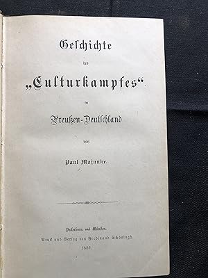 Geschichte des Culturkampfes in Preußen-Deutschland