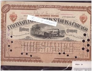 CINCINNATI, INDIANAPOLIS, ST. LEWIS & CHICAGO RAILWAY COMPANY 1889