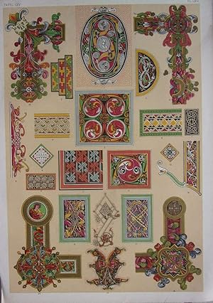 Planche couleur vers 1868 decoration CELTIC n° 3