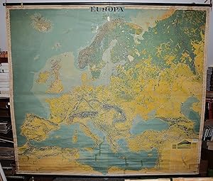 Europa: Generalstabens Karta 1943 (Large Rolled up Map of Europe)