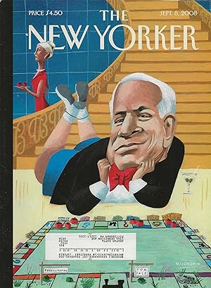 The New Yorker September 8, 2008 Mark Ulriksen Cover, Complete Magazine