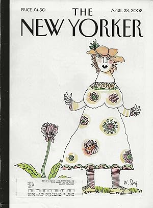 The New Yorker April 28, 2008 William Steig Cover, Complete Magazine