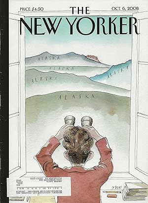The New Yorker October 6, 2008 Barry Blitt Cover, Complete Magazine