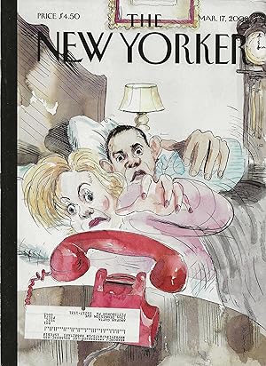 The New Yorker March 17, 2008 Barry Blitt Cover, Complete Magazine