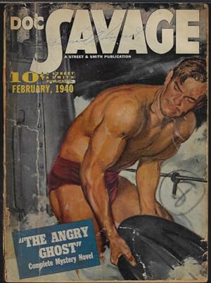 DOC SAVAGE: February, Feb. 1940 ("The Angry Ghost")