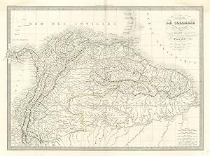 Carte de Colombie et des Guyanes [Colombia and the Guianas]
