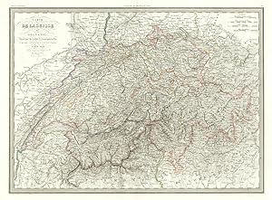 Carte de la Suisse ou Helvétie [Switzerland or Helvetia]