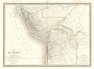 Carte du Pérou et du Haut-Pérou [Peru and Upper Peru]