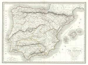 Carte de l'Ibérie ou Espagne ancienne [Iberia or Ancient Spain]