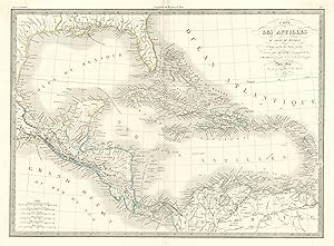 Carte des Antilles, du golfe du Mexique et d'une partie des Etats voisins [The Antilles, the Gulf...