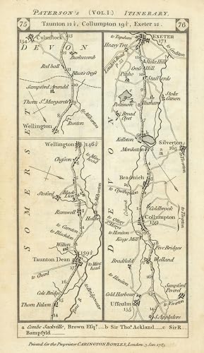 [London to Taunton, continued to Exeter, commencing at Andover] : Taunton - Wellington - Culmstoc...