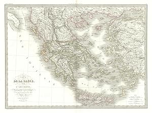 Carte de la Grèce et de l'archipel [Greece and the Aegean archipelago]
