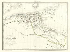 Carte de l'Afrique propre, de la Numidie et partie de la Mauritanie [Africa Proper, Numidia and p...