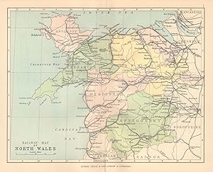 Railway Map of North Wales