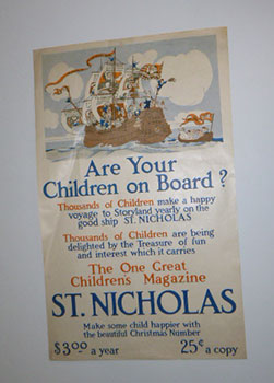 Original poster for "Are your children on board? The one great children's magazine, St. Nicholas....