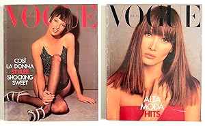 Vogue Italia March 1993 + Vogue Italia March 1993 Supplement [2 full fashion magazines - text in ...