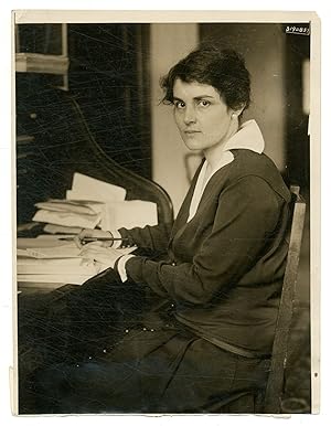 Photographic portrait of Mrs. Norman de R. Whitehouse, Chairman of the New York State Suffrage Party