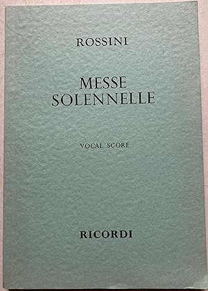 Messe Solennelle - Vocal Score