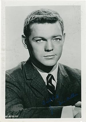 Original photograph of James MacArthur, circa 1965, signed