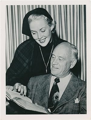 Original photograph of Janice Carter and Conrad Hilton, circa 1940s