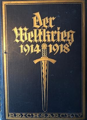 Der Weltkrieg 1914-1918. Vier Bände.