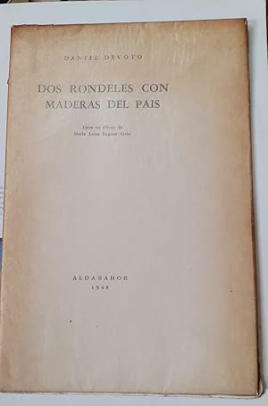 DOS RONDELES CON MADERAS DEL PAIS (UN DIBUJO DE M. Luisa Laguna ORÚS