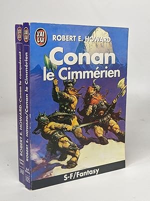 Lot de 2 romans de Howard : Conan le Conquérant / Conan le cimmérien