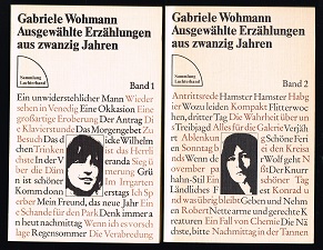 Ausgewählte Erzählungen aus zwanzig Jahren: Band I (1956--1963) / Band II (1964--1977). -