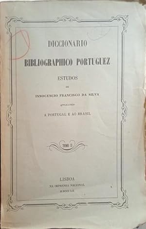 DICCIONARIO BIBLIOGRAPHICO PORTUGUEZ.