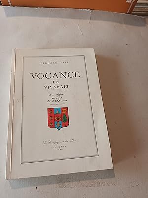 VOCANCE EN VIVARAIS , DES ORIGINES AU DEBUT DE XIXe SIECLE