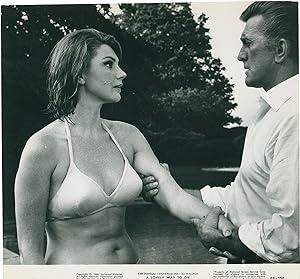 A Lovely Way to Die (Original photograph of Kirk Douglas and Sharon Farrell from the 1968 film noir)