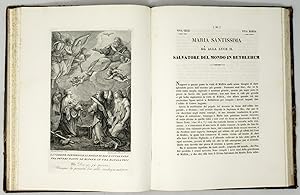 Breve compendio della vita di Maria Santissima. dietro la scorta de' XXIV rami incisi in Roma dal...