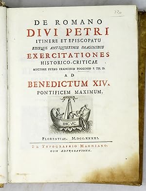 De Romano Divi Petri itinere et episcopatu.