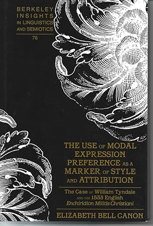 The Use of Modal Expression Preference as a Marker of Style and Attribution: The Case of William ...