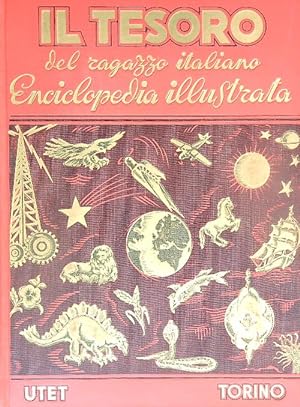 Il tesoro del ragazzo italiano Enciclopedia illustrata 8 volumi + 1 indice
