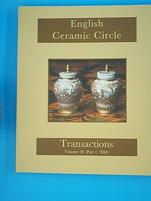 English Ceramic Circle Transactrions Volume 13 Part 3