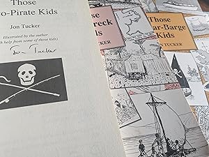 FOUR SIGNED BOOKS Those Snake Island Kids (Those Kids) Snake Island, Eco Pirate, Sugar Barge