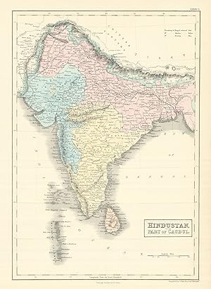 Hindustan, with part of Caubul