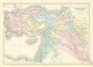 Turkey in Asia [inset: Ruins of Babylon]