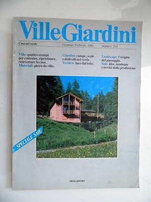 VILLE GIARDINI Gennnaio - Febbraio 1986 N. 203