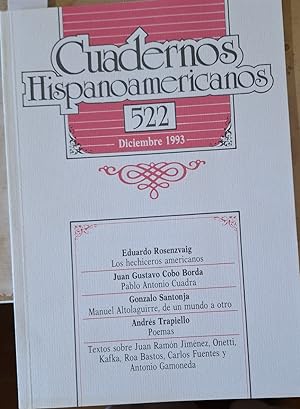 CUADERNOS HISPANOAMERICANOS Nº 522. DICIEMBRE 1993.