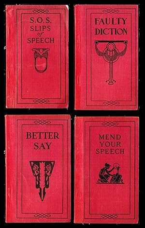 Funk & Wagnalls Set of Public Speaking Booklets. Better Say; S. O. S. Slips of Speech; Faulty Dic...