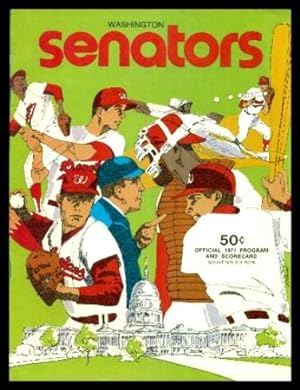 WASHINGTON SENATORS - Official 1971 Program and Scorecard - Souvenir Edition