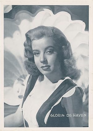 Original promotional photograph of Gloria DeHaven, circa 1950s