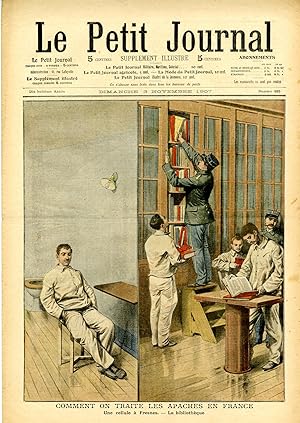 "LE PETIT JOURNAL N°885 du 3/11/1907" COMMENT ON TRAITE LES APACHES EN FRANCE : Une cellule à Fre...