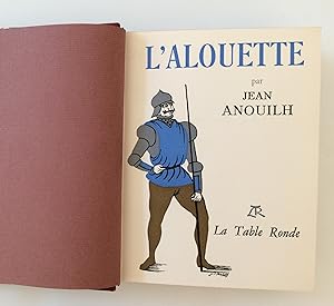 L'Alouette (inscribed by the author)