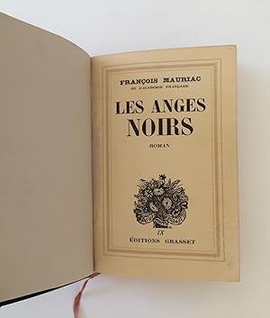 Les Anges Noirs (inscribed by the author)