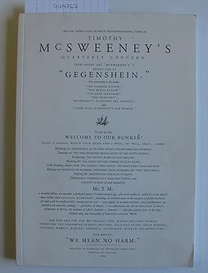 Timothy McSweeney's Quarterly Concern ["Gegenshein"]