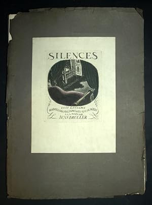 SILENCE par Jean Bruller Vercors 1937, exemplaire sur Hollande, dessin original
